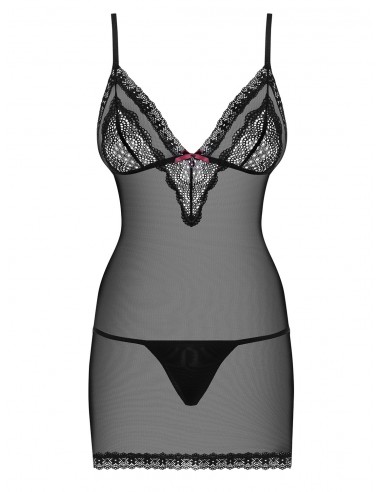 Bielizna Nocna 820-Che-1 Koszulka I Stringi L/Xl - Koszule nocne - 5