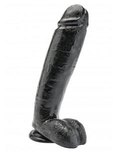 Duże Dildo z Jądrami Cock 10 Inch Balls Black - Dilda realistyczne - 1
