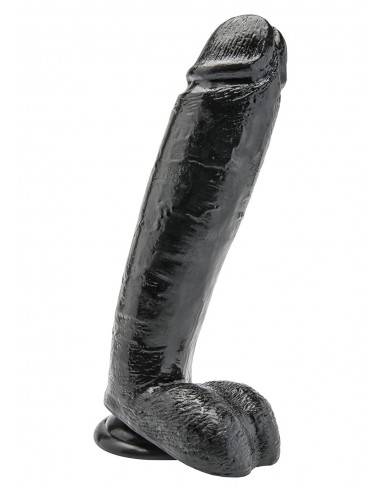 Duże Dildo z Jądrami Cock 10 Inch Balls Black - Dilda realistyczne - 1