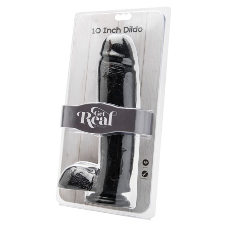 Dildo Get Real 25,5 cm z realistycznym żyłowaniem i jądrami - 2