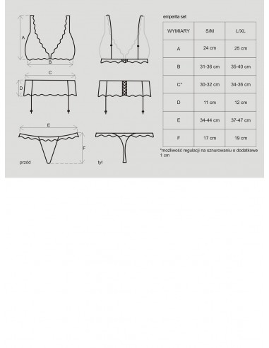 Komplet Bielizny Erotycznej Emperita - Komplety bielizny erotycznej - 5