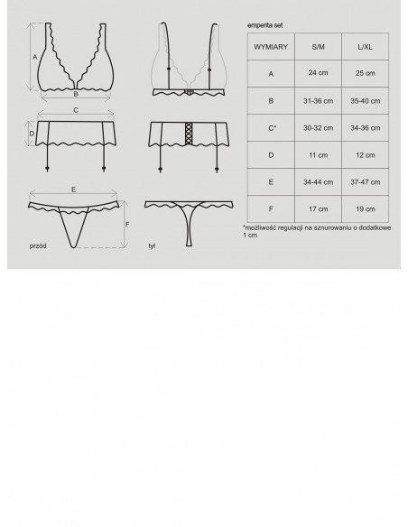 Komplet Bielizny Erotycznej Emperita - Komplety bielizny erotycznej - 5