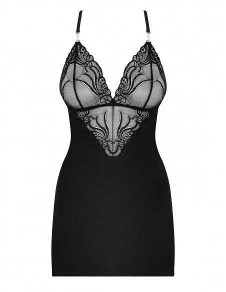 Bielizna Nocna 828-Che-1 Koszulka I Stringi  S/M - Koszule nocne - 5