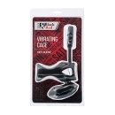 Pierścień erekcyjny z wibracją Black & Red - silikonowa nakładka ze stymulatorem łechtaczki, 14,5 cm - 2