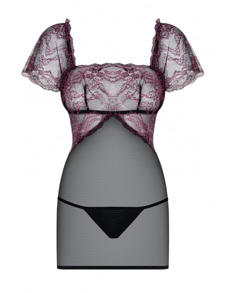 Bielizna Nocna Sedusia Koszulka I Stringi  S/M - Koszule nocne - 6