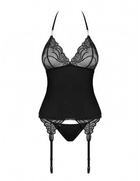 Zestaw 828-Cor-1 Gorset I Stringi - Komplety bielizny erotycznej - 5