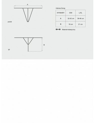Bielizna erotyczna Intensa Stringi  S/M - Stringi - 7