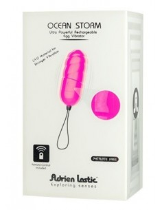 Jajeczko wibrujące Ocean Storm.Pink + Lrs - Wibratory Jajeczka - 1