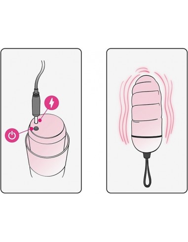 Jajeczko wibrujące Ocean Storm.Pink + Lrs - Wibratory Jajeczka - 3