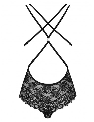 Uwodzicielska bielizna 860-TED-1 body czarne  S/M - Body - 6