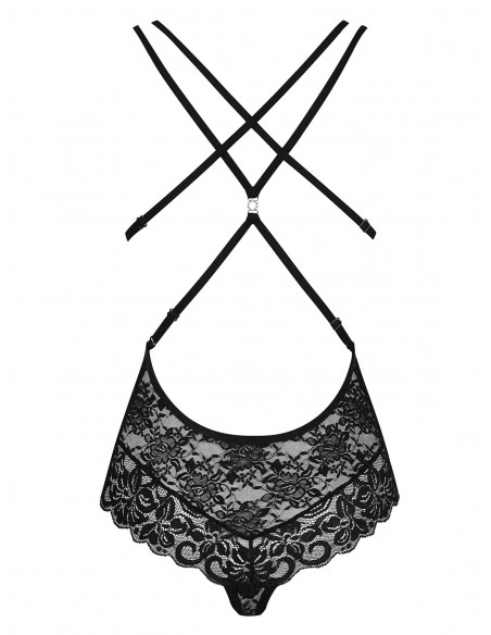 Uwodzicielska bielizna 860-TED-1 body czarne  S/M - Body - 6