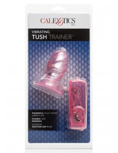 Korek analny wibrujący Tush Trainer Vibrating Pink - Kulki i korki analne wibrujące - 1 2