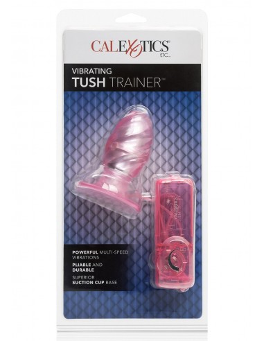 Korek analny wibrujący Tush Trainer Vibrating Pink - Kulki i korki analne wibrujące - 2