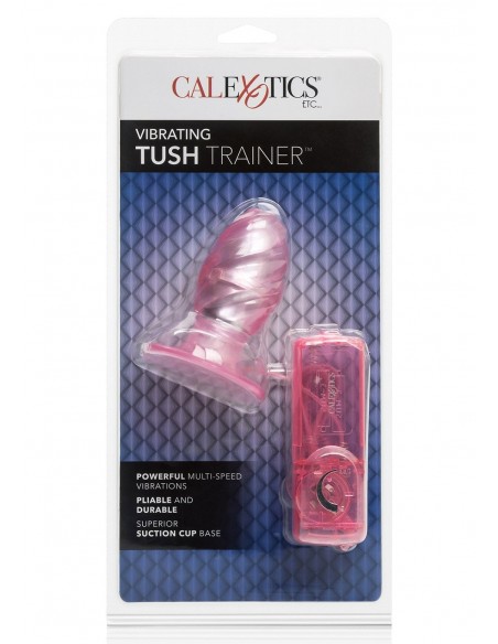 Korek analny wibrujący Tush Trainer Vibrating Pink - Kulki i korki analne wibrujące - 2