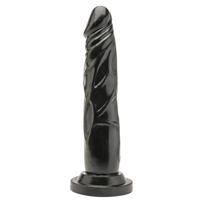 Dildo Get Real 18 cm z przyssawką – czarny - 1