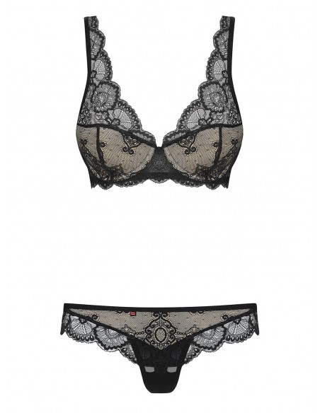 Komplet 2-Częściowy Bielizny Erotycznej 853-Set-1 S/M - Komplety bielizny erotycznej - 5