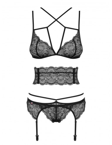 Komplet Bielizny Frivolla 4-Częściowy  S/M - Komplety bielizny erotycznej - 5