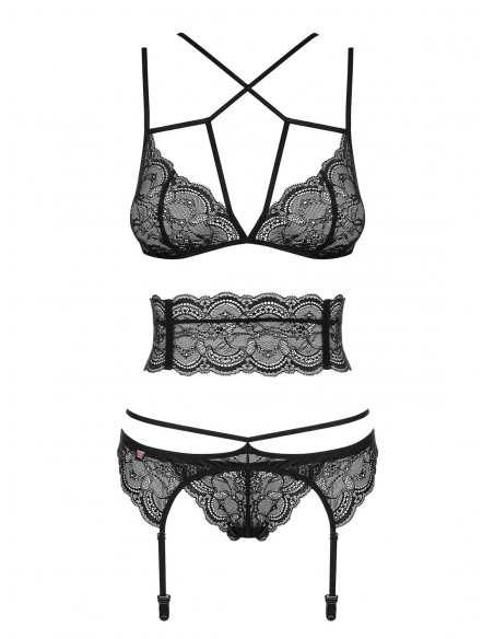Komplet Bielizny Frivolla 4-Częściowy  S/M - Komplety bielizny erotycznej - 5