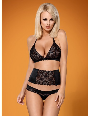 Komplet 3-Częściowy Bielizny Erotycznej 846-Seg-1 S/M - Komplety bielizny erotycznej - 3