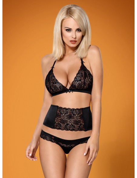 Komplet 3-Częściowy Bielizny Erotycznej 846-Seg-1 S/M - Komplety bielizny erotycznej - 3