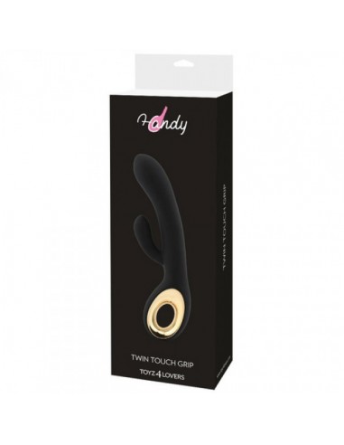 Ekskluzywny Wibrator Twin Touch Grip - Wibratory Króliczki - 2