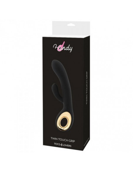 Ekskluzywny Wibrator Twin Touch Grip - Wibratory Króliczki - 2