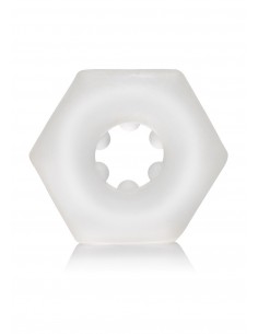 Pierścień na Penisa Sexagon Enhancer Ring Clear - Pierścienie erekcyjne niewibrujące - 1
