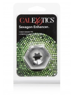 Pierścień na Penisa Sexagon Enhancer Ring Clear - Pierścienie erekcyjne niewibrujące - 1 2