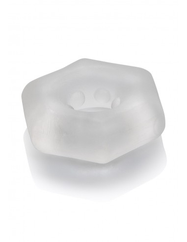 Pierścień na Penisa Sexagon Enhancer Ring Clear - Pierścienie erekcyjne niewibrujące - 3