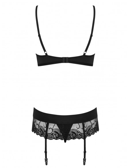 Komplet Bielizny Wonderia 3-Częściowy  S/M - Komplety bielizny erotycznej - 6