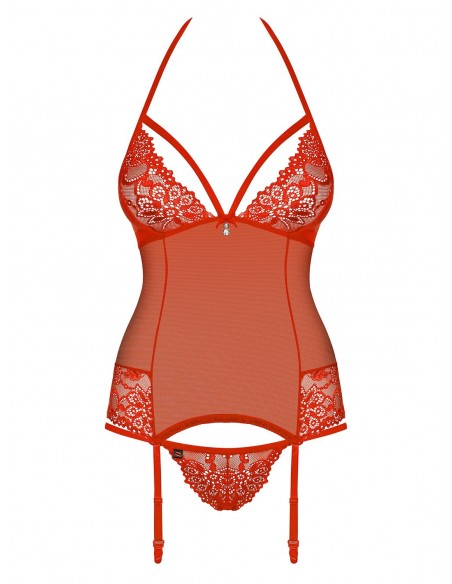 Zestaw 838-Cor-3 Gorset I Stringi - Komplety bielizny erotycznej - 5