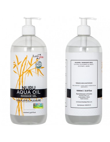 Olejek Do Masażu Nuru Aqua Oil 1000 ml - Olejki i żele do masażu - 5