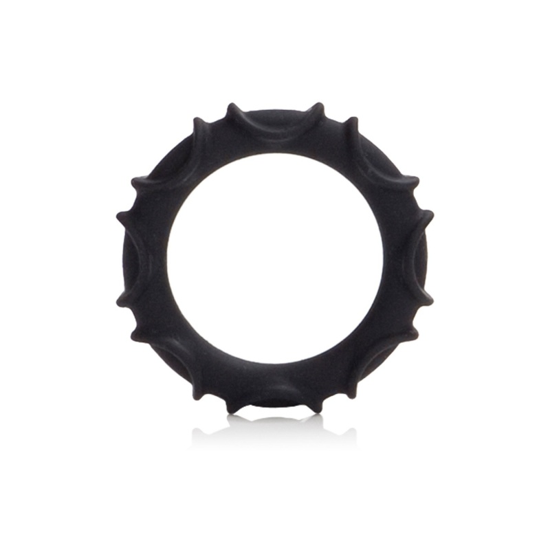 Pierścień erekcyjny Atlas Silicone Ring o średnicy 3,25 cm z elastycznym, stymulującym kołnierzem - 1
