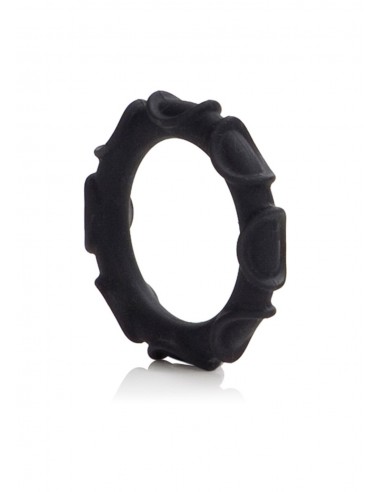 Pierścień na Penisa Atlas Silicone Ring Black - Pierścienie erekcyjne niewibrujące - 3