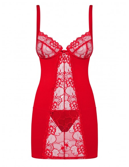 Bielizna Nocna Heartina Koszulka I Stringi  S/M - Koszule nocne - 5