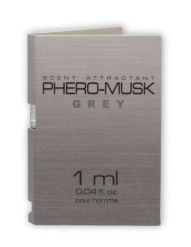 Feromony Dla Mężczyzn Phero-Musk Grey 1Ml. - Feromony męskie - 1