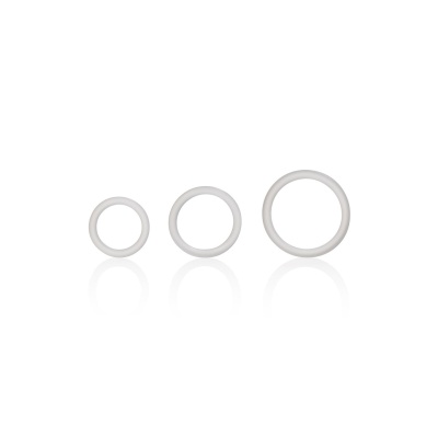 Silikonowe pierścienie nasadowe Silicone Support Rings – zestaw 3 elastycznych rozmiarów (3,25 / 3,75 / 5 cm) - 1