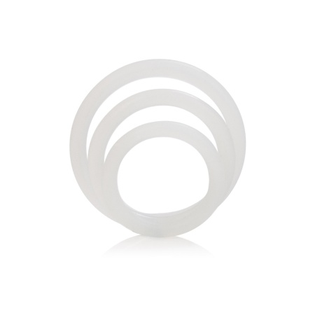 Silikonowe pierścienie nasadowe Silicone Support Rings – zestaw 3 elastycznych rozmiarów (3,25 / 3,75 / 5 cm) - 4