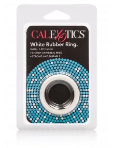 Pierścień na Penisa Rubber Ring White Small - Pierścienie erekcyjne niewibrujące - 1 2