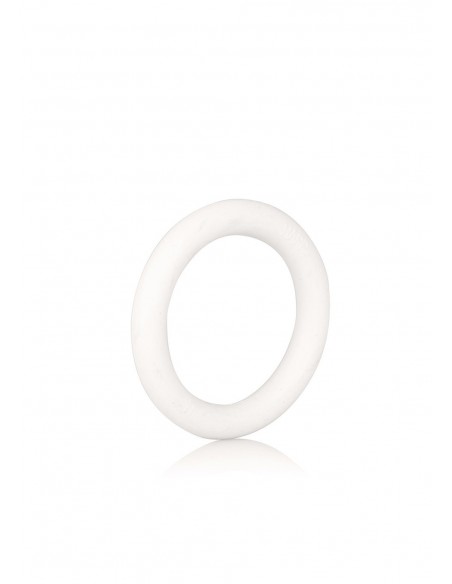 Pierścień na Penisa Rubber Ring White Small - Pierścienie erekcyjne niewibrujące - 3