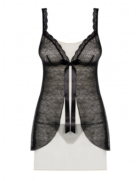 Bielizna nocna 811-Bab-4 Babydoll I Stringi L/Xl - Babydoll - 5