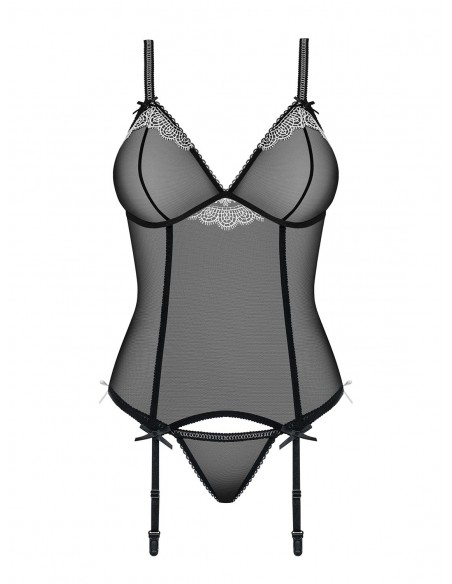 Zestaw 840-Cor-1 Gorset I Stringi L/Xl - Komplety bielizny erotycznej - 5