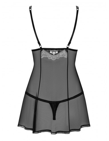 Bielizna nocna 840-Bab-1 Babydoll I Stringi L/Xl - Babydoll - 6