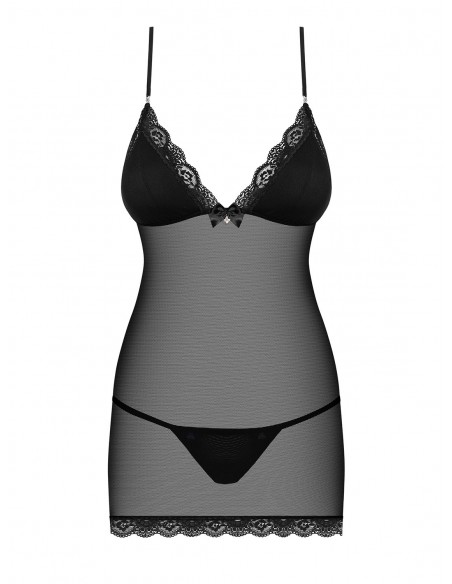 Bielizna Nocna 841-Che-1 Koszulka I Stringi L/Xl - Koszule nocne - 5