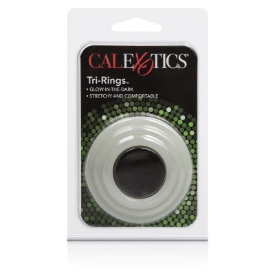 Pierścienie erekcyjne Tri-Rings White silikonowe – 3,25/3,75/5 cm - 1 2