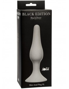 Korek analny Slim Anal Plug Xl Grey - Korki analne silikonowe - 1 2
