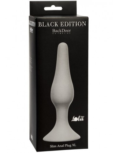 Korek analny Slim Anal Plug Xl Grey - Korki analne silikonowe - 2