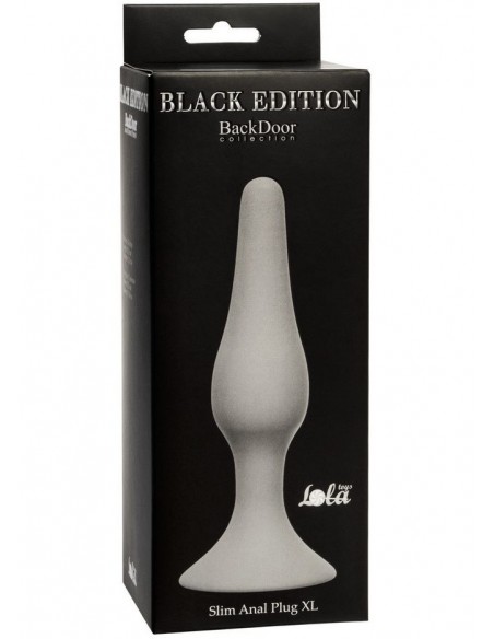 Korek analny Slim Anal Plug Xl Grey - Korki analne silikonowe - 2
