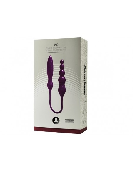 Ekskluzywny wibrator X2 - Zestaw (Wibrator+Kontroler) - Stymulatory i wibratory dla par - 1