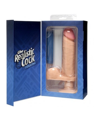 Wibrator z cyberskóry The Realistic Cock Vibr 8 " Flesh - Wibratory Realistyczne - 2